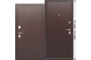 Нестандартная входная металлическая дверь GARDA mini Металл/Металл